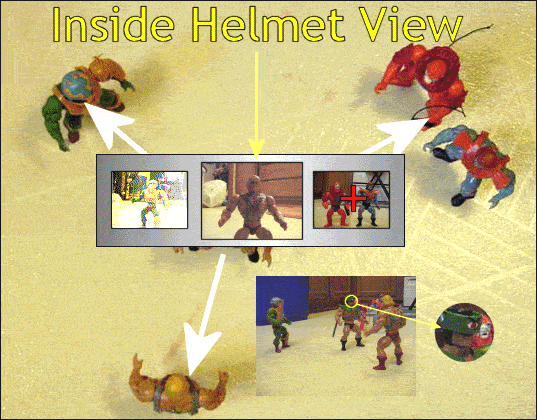 Tri-Klops - Inside Helmet View